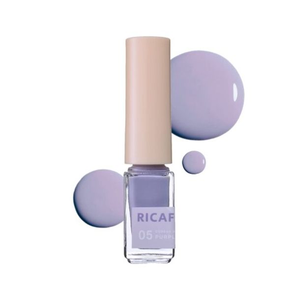 RICAFROSH Corega Nail Nail Polish Quick Dry (05 Purple Float)