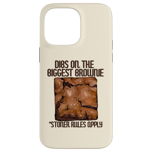 Marijuana 420 The Biggest Brownie Stoner Rules Apply Case for iPhone 14 Pro Max