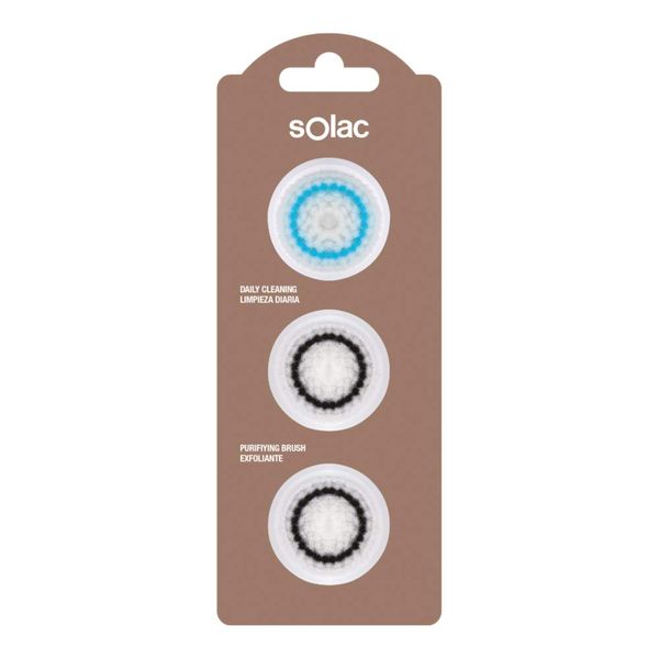 Solac Replacement Brushes - Pack of 3