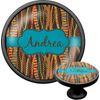 Personalized Tribal Ribbons Cabinet Knob (Black)