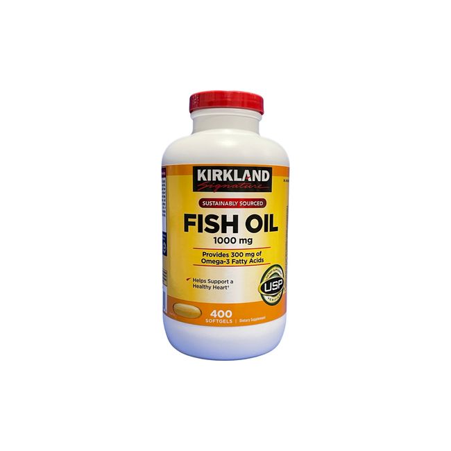 Kirkland Signature Fish Oil 1000 mg., 400 Softgels