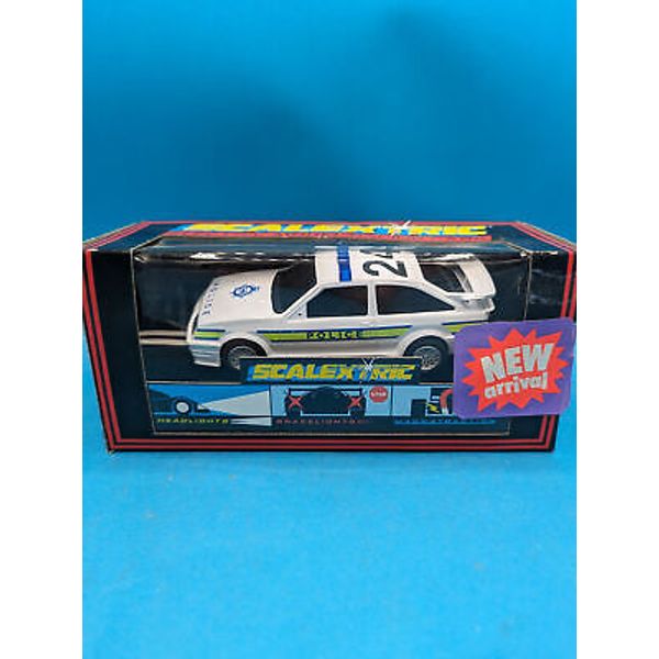 Scalextric C137 Police Car with Siren/Flashing Unit