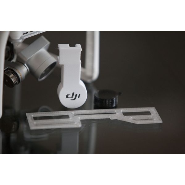 DJI Phantom 2 V+ Flight Kit WHITE - Lens Cap - Gimbal Lock & Guard 3d printed