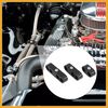 Partuto 12pcs 7mm 8mm Car Engine Spark Plug Separators Ignition Wire Separators Holder Black Replacement