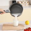 Gray Non Stick Pot and Pan Set with Removable Handle, Ceramic Cookware Set Detac