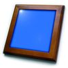 3dRose 8x8 Framed Tile - Color deep Electric Blue Colors