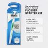 Reach Ultraclean Access Flosser Starter Kit, Unflavored, Plaque Remove