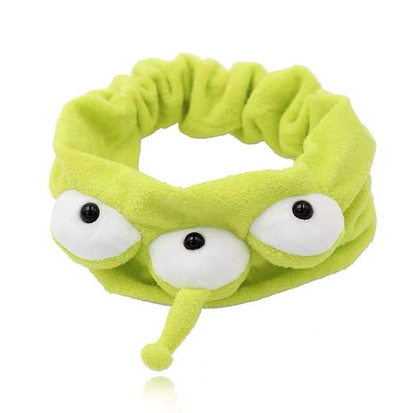 Alien Headband for Toy Story Stretchy Plushy Hair Accessories for Face Washing Shower Beauty Skincare 1Pcs