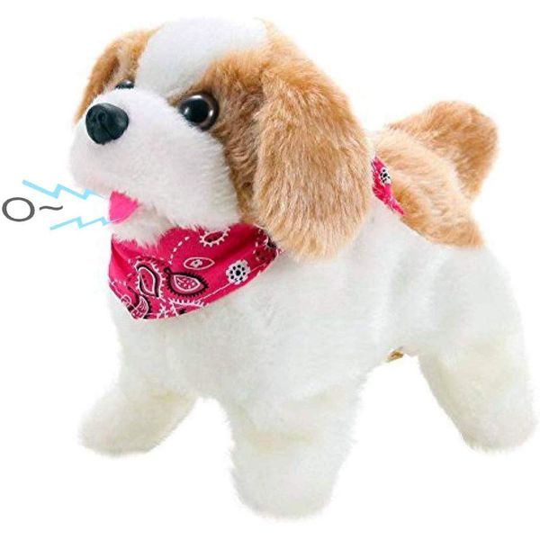 Liberty Imports Flip Over Puppy - Battery Operated Mechanical Jumping Little Pet Dog - Flipping Toy That Somersaults, Walks, Sits, Barks for Toddlers & Kids