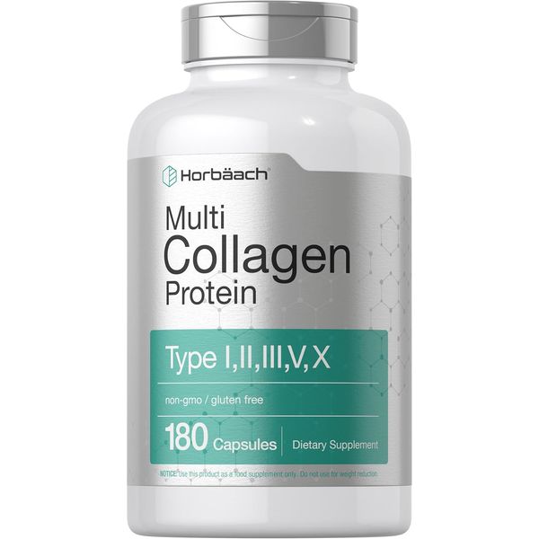 Horbaach Advanced Collagen Nutritional Supplement 180 Count Keto Paleo Friendly