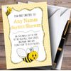Yellow Honeycomb Bee Invitations Baby Shower Invitations