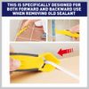 3pcs Sealant Caulk Tool Kit Smooth Scraper Silicone Grout Caulking Remover
