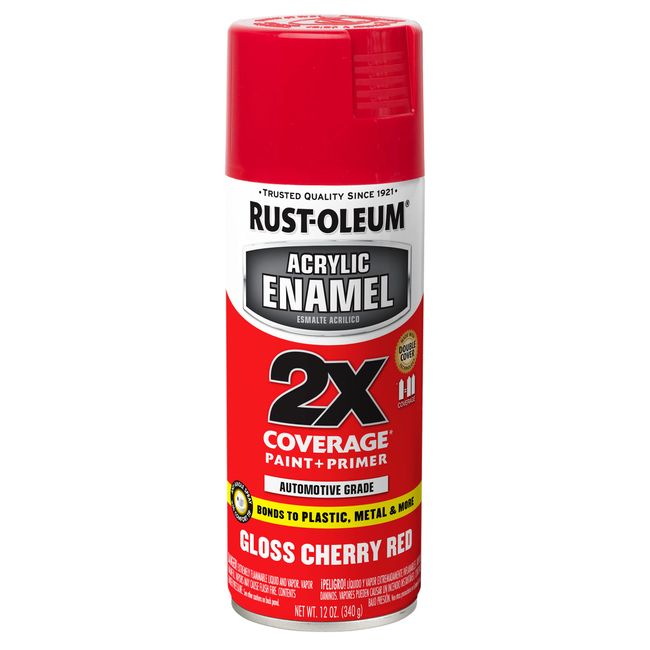 Rust-Oleum 334128 Stops Rust Turbo Spray Paint, 24 oz, Gloss Black 