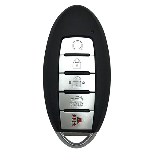 Key Fob Case Shell Fit for Nissan Altima Maxima Murano Pathfinder Infiniti JX35 Q50 Q60 QX60 (Silver)