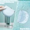 Silicone Retainer Case, Denture Case Retainer Holder with Vent Holes, Portable Retainer Cleaner Case for Women Men Kids Boys Girls, Mouth Guard Aligner Case Dental Retainer Container Case (Light Blue)