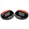KOMODO Rotating Press Up Bars Push Ups Handles Grips (Red)