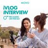 Movo iVlog-Interview iPhone Vlogging Kit with DoubleMic, Phone Mount, Tabletop Tripod, and Light - Ideal Content Creator Kit for iPhone