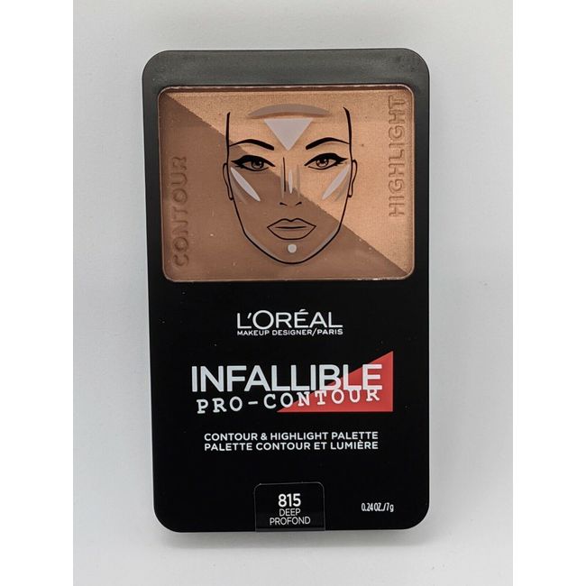 Loreal Infallible Pro Contour & Highlight Palette 815 DEEP