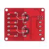 AEDIKO 2pcs DC 5V Relay Module 2 Channel Relay Switch with Optocoupler Isolation High/Low Level Trigger