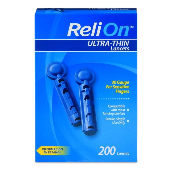 Relion 30G Ultra Thin Lancets 200-Ct By