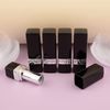 Allwon 10Pcs Black Empty Lipstick Tubes DIY Lip Balm Container (Rectangle Tube)