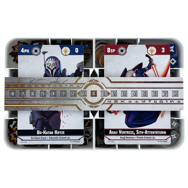 Feldherr Half-Size Tray kompatibel mit Star Wars Shatterpoint: Token + Karten