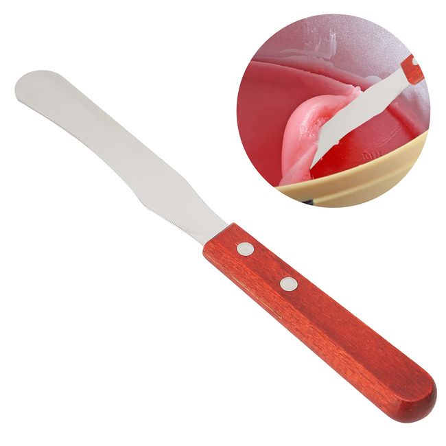 Hair Removal Wax Spatula Stick, Metal Film Wax Stick Hair Removal Wax  Applicator Depilatory Wax Bean Stirring Knife(#1)