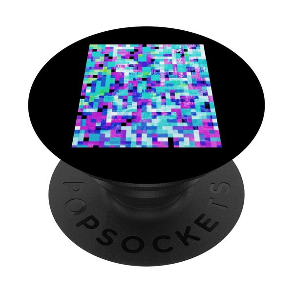 Adversarial Anti-Facial Recognition Face Image Detector PopSockets Swappable PopGrip