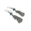 Mexican Frida 925 Sterling Silver Drop Earrings