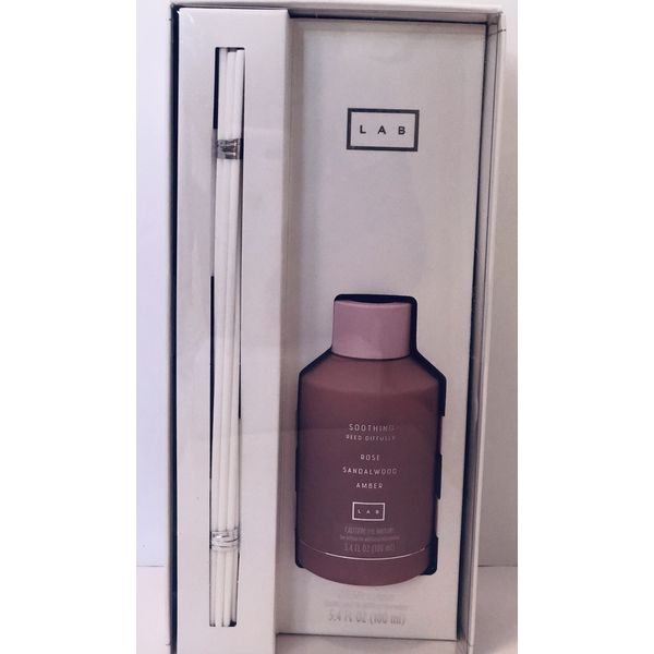 LAB-Soothing Reed Diffuser ~ROSE•SANDALWOOD•AMBER~ 100ml|3.4 Fl Oz