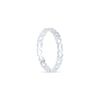Solid 925 Sterling Silver Heart Stacking Ring 2.5mm Band in Sizes G-Z (H)
