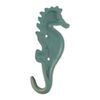 Cast Iron Seahorse Wall Hook Set of Two