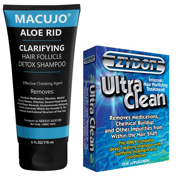 Macujo Aloe Rid Old Formula Shampoo With Zydot Ultra Clean Shampoo