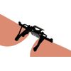 ClipFlipz Rectangular Polarised Extra-Large/Copper Driving Clip On Flip Up Sunglasses, XL