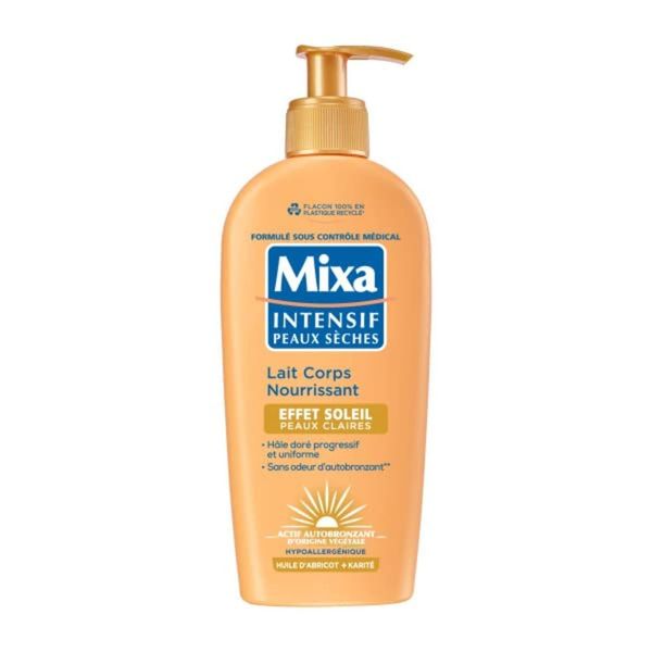 MIXA Intensiv trockene Haut, Körpermilch, selbstbräunend, helle Haut