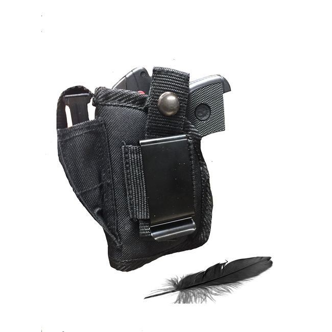 Feather Lite Fits Raven MP25 with Laser Soft Nylon Inside or Outside The Pants Gun Holster.