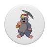 Mole Miner Mining Pickaxe PopSockets Swappable PopGrip