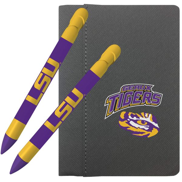 Greeting Pen 1113M2 LSU Tigers 4" x 6" Notebook/2 Pen Set