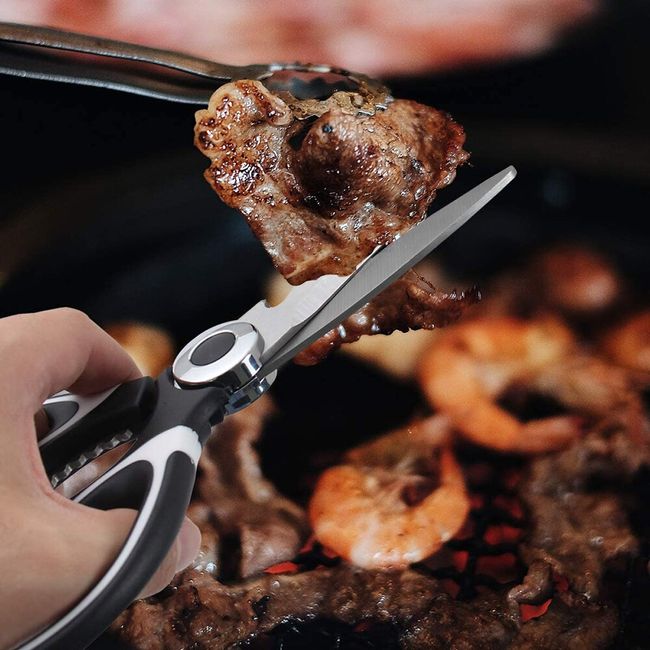Kitchen Scissors Multi-Purpose Food Scissors Stainless Steal Sharp Multi  Function Tool For Meat Chicken Fish Vegetable Barbecue