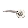 Excel Architectural DP6974 Reversible Privacy Door Handle on Rose Set with Adjustable Latch, Polished Chrome