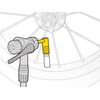 Topeak Pressure-Rite Schrader Valve Adapter, Silver
