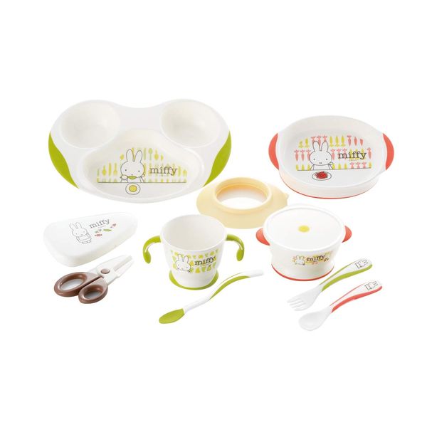 Richell Tri Series Miffy Baby Dinnerware Set