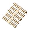 uxcell 8mm Brass Barb Hose Fitting Straight Connector Coupler 5pcs