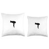 Hair Dryer Throw Pillow