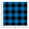 Blue Buffalo Plaid Beverage Napkins, 16 ct