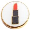 Lipstick On White Floating Locket Charm
