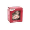PMS 2ASSTD COLOUR HEART PRINT PVC DUCK IN COLOUR WINDOW BOX