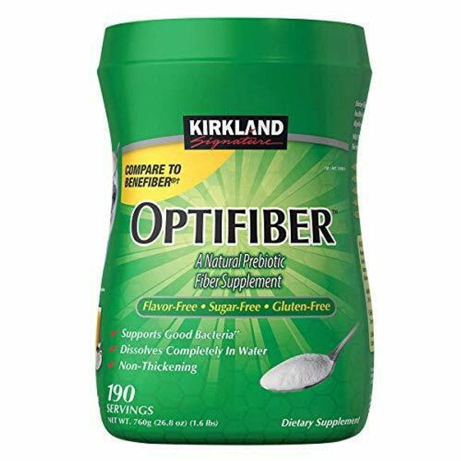 Kirkland Signature OPTIFIBER Sugar Free Favor Free Gluten Free Non Thickening...