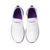 FOCO LSU Tigers NCAA Mens Gradient Midsole White Sneakers