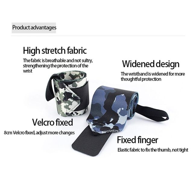 Elastic Velcro Wrist Wraps